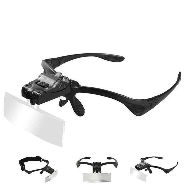 Lightweight magnifying glasses